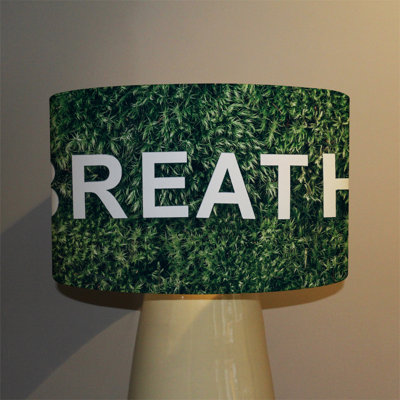 25 cm H Drum Canvas Pendant Shade ( Clip On )