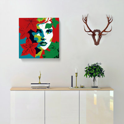 Ivy Leaf Pop No.1 - Wrapped Canvas