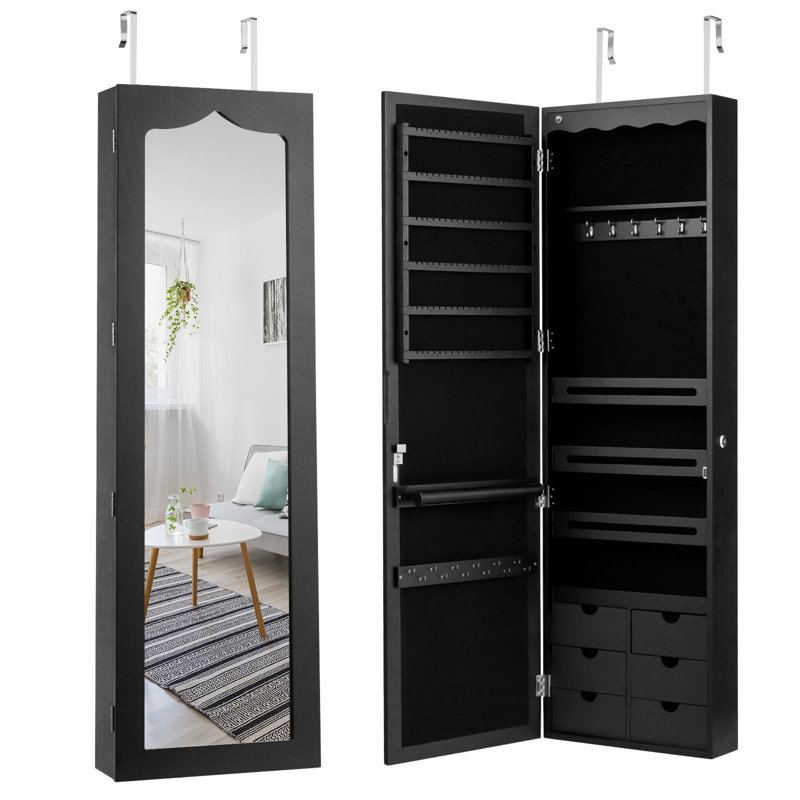 Miesha Jewelry Armoire, Black