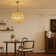 3 Light Rattan Chandelier