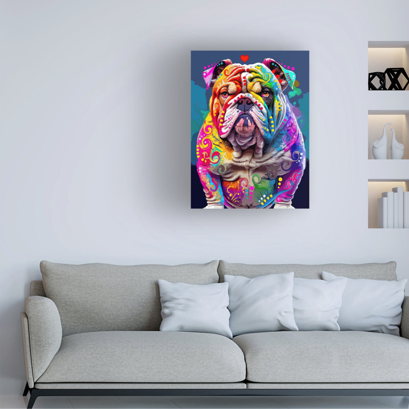 Œuvre sur toile, Dean Dean, H 24 po x l 18 po