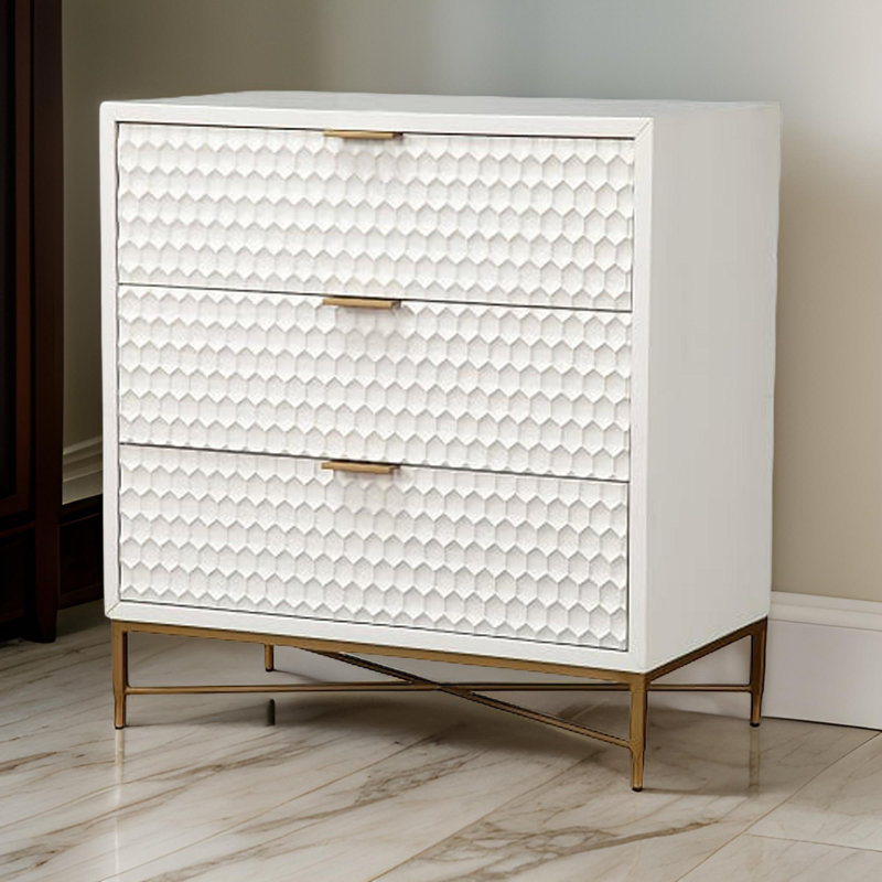 Commode 3 tiroirs Honeycomb