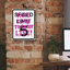 «Epic Graffiti» «Graffiti Sign 4» par Alonzo Saunders, art mural sur toile, 12 po x 16 po-117539991