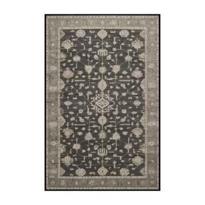 Tapis noir surteint lavable à la machine