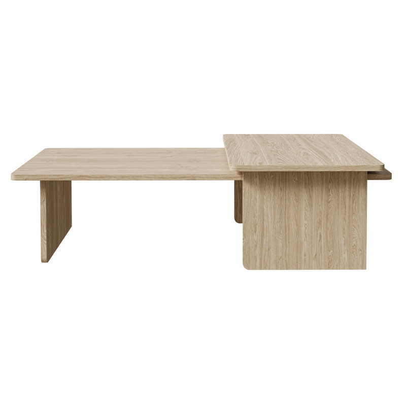 Usalo Coffee Table, Beige Wood