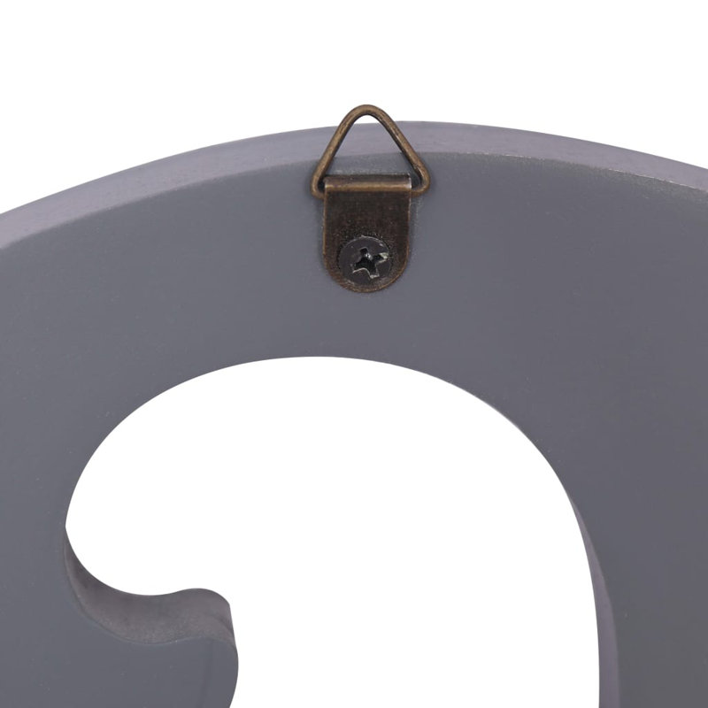 Nusbaum Wall 5 - Hook Wall Mounted Coat Rack, Grey