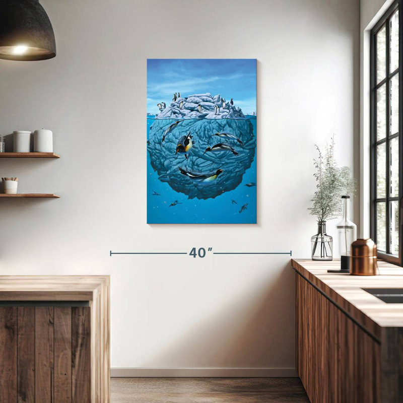Brampt Penguin Wink, 36" H x 24" W