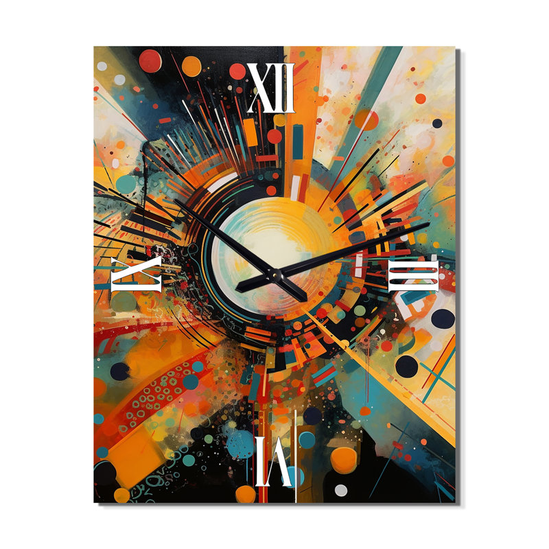 Horloge murale rétro Retro Vibe, Très grand