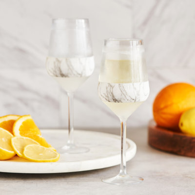 Chilling Stemmed Wine FREEZE in Marble