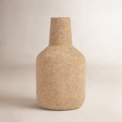 Cork Wrapped Iron Flower Vase Small