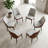 Faux Leather Upholstered Solid Back Side Chair-2058253085