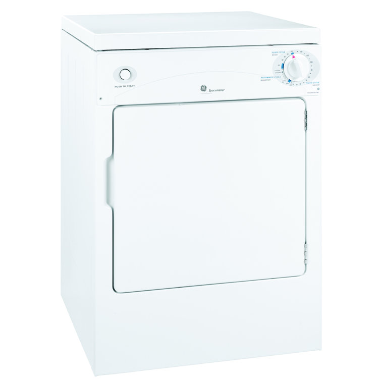 GE Appliances 3.6 Cubic Feet Vented Electric Stackable Dryer