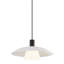 1 - Light Satin Black Dome Pendant