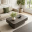 Table basse ronde avec rangement caché-201369348-201369350