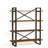The Adley 4-Tier Industrial Etagere Bookcase - Open Concept Library Shelf