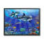 Au-485-Giclée sous-marine, scène de la vie des dauphins par Interlitho, peinture-88105218-88105220