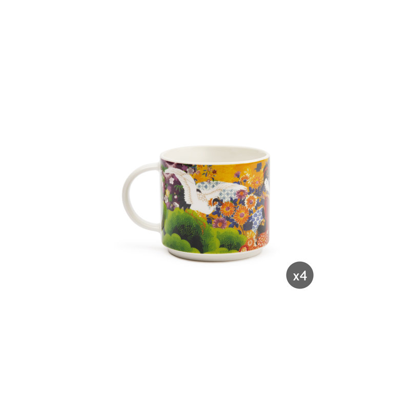 Kimono Porcelain Teacup