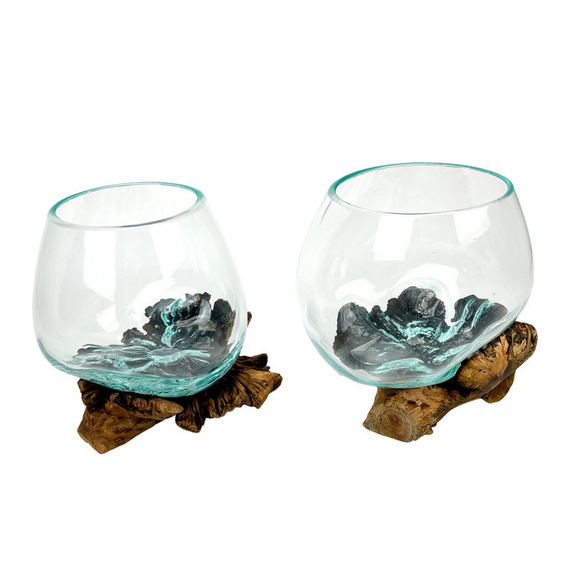 Clarabella Handmade Wood Table Vase