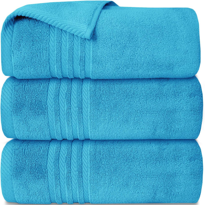 3Pk Zero Twist Large Bath sheet 80x140, Teal