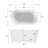 Iris 54" x 30" Freestanding Soaking Acrylic Bathtub-87114427