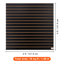 Panneaux de mur à lattes VEVOR, panneaux de garage noirs 4 pi x 4 pi