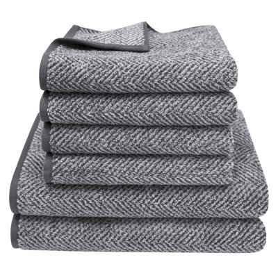 Cotton Bath Towels - Set of 6