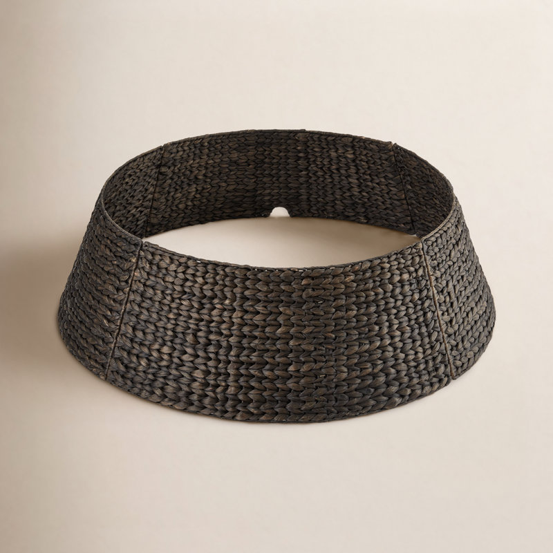 Collier en rotin, H 11,25 po x l 42 po, Espresso