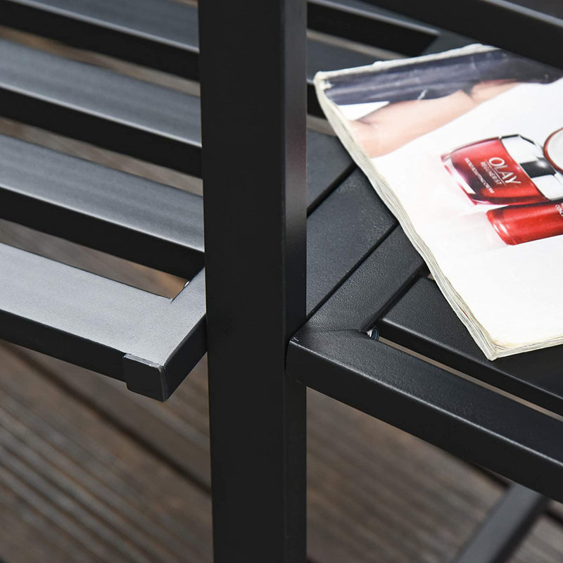 Aaliyaha Metal Outdoor Bench