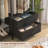 Jeremyiah 6 Tiers Freestanding Portable Closet Wardrobe System Clothing Rack With 2 Drawers-2048085035
