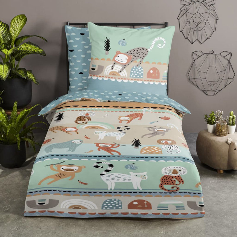 Good Morning Kids Duvet Cover Play Multicolour, 135 x 200cm Duvet Cover + 1 Pillowcase (80 x 80)