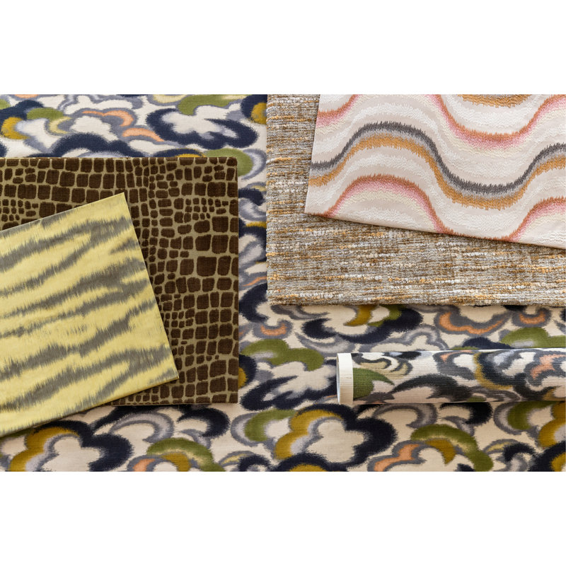 Tigre Warp Print, Citron