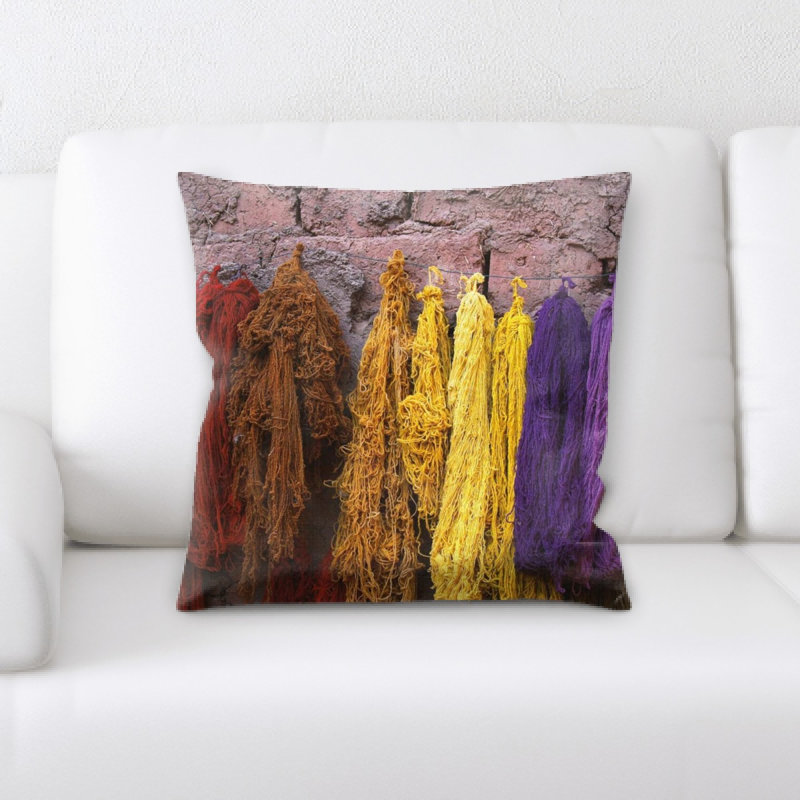 Microsuede Reversible Throw Pillow
