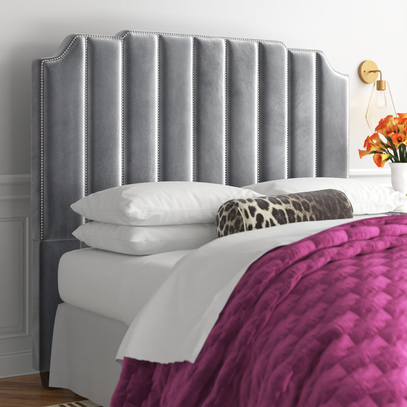 Pont Upholstered Headboard, Brown, Queen
