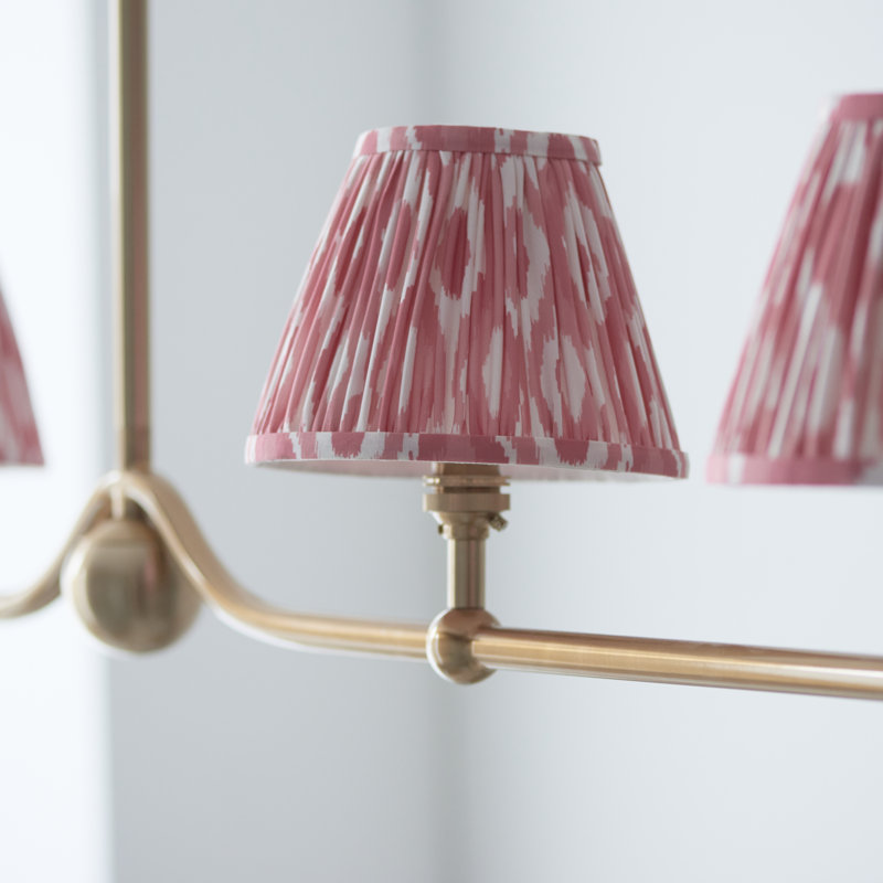 Santiago 4 - Light Kitchen Island Chandelier, Pink