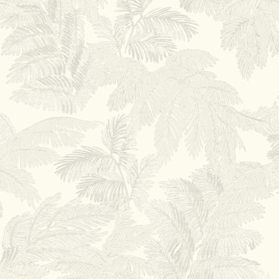 Italian Style Palm Leaf Design Wallpaper Roll