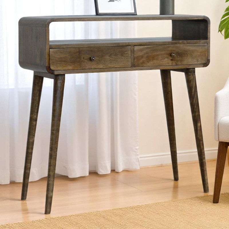90cm Solid Wood Console Table