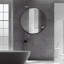 Miroir rond mural avec cadre en alliage d'aluminium, miroir rond en verre trempé-1915557816-1915557818