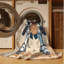 Tapis oriental beige lavable à la machine Rocco Ice Armor Warrior Classic - reliure beige-2046280372