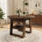 Extendable Round to Oval Dining Table with Self-Storing Leaf and H-Shaped Base