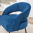 Mann Upholstered Velvet Armchair With Black Legs-852376729