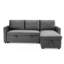 Tannum 3 Seater Velvet Sofa Bed-1319665164