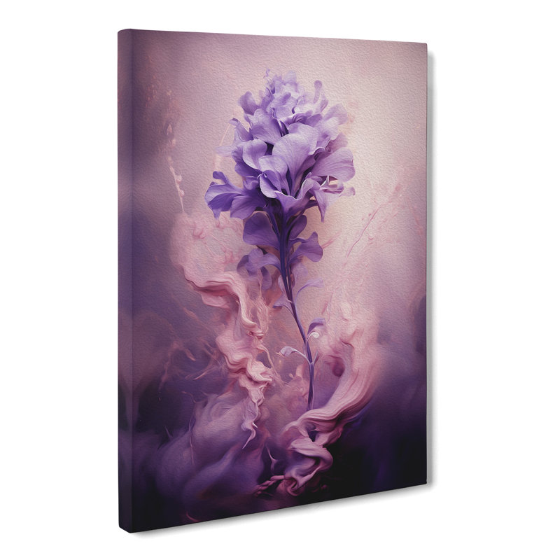 Lavender Flower Conceptual - Wrapped Canvas, 60cm H x 40cm W x 3cm D