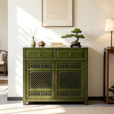 Armoire d'entrée New-Style chinois patiné