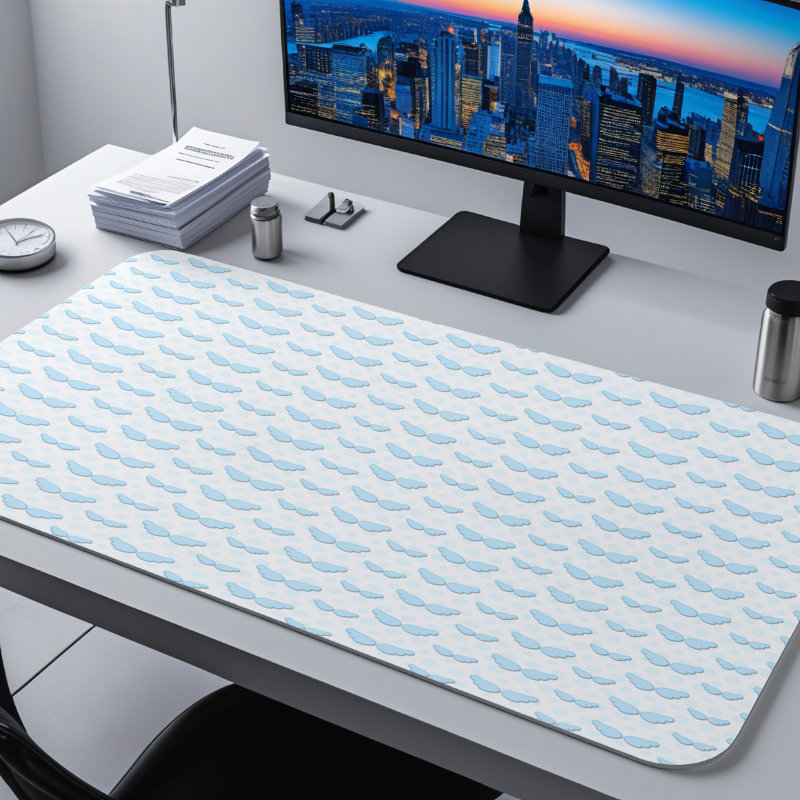 Polyester Desk Pad, 23.6x13.8