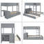 Lit superposé simple au-dessus de simple avec lit gigogne simple, rangement et bureau-1981137270-1981137265