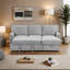 Canapé-lit modulaire avec rangement USB et 2 porte-gobelets Rogel Upholstery-1674455166