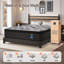  Matelas hybride 14 po 12 po 10 po 9 po, support mi-ferme, ressorts ensachés et mousse viscoélastique, matelas dans une boîte, isolement de mouvement, respirant et sans fibre de verre-2094936410-2094936412