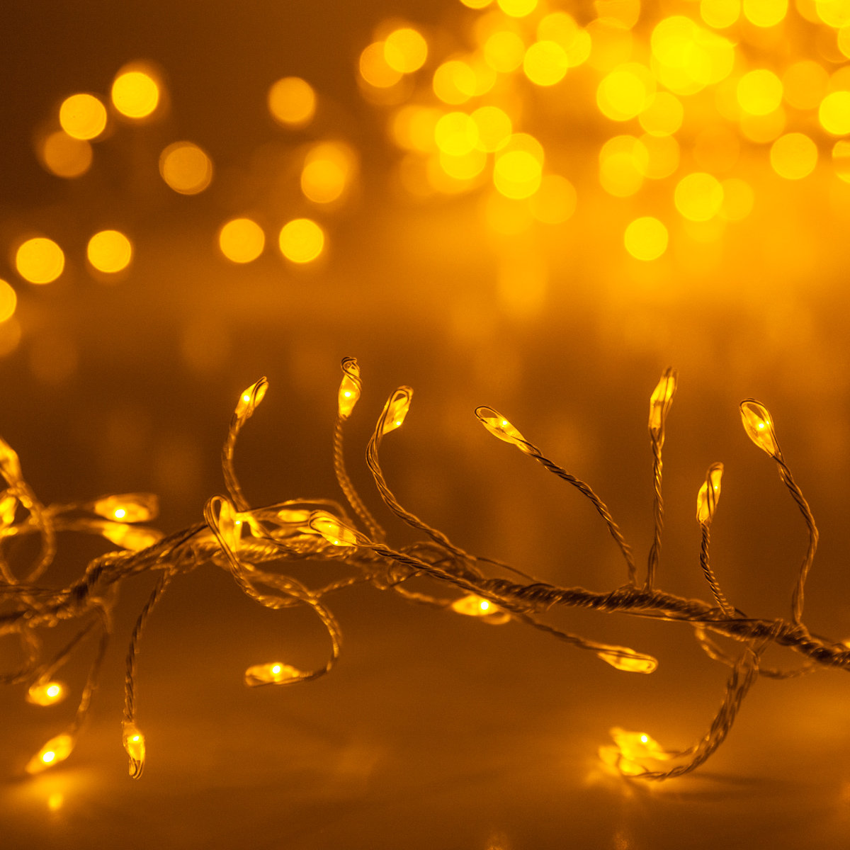 96'' LED String Lights, Gold