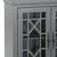 Meuble de rangement classique gris antique 1Pc
