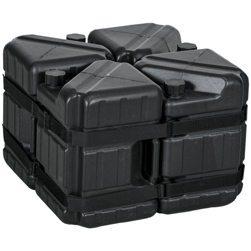 Ensemble de 4 poids pour auvent, poids pour tente, belvédère, parasol, abri d'auto